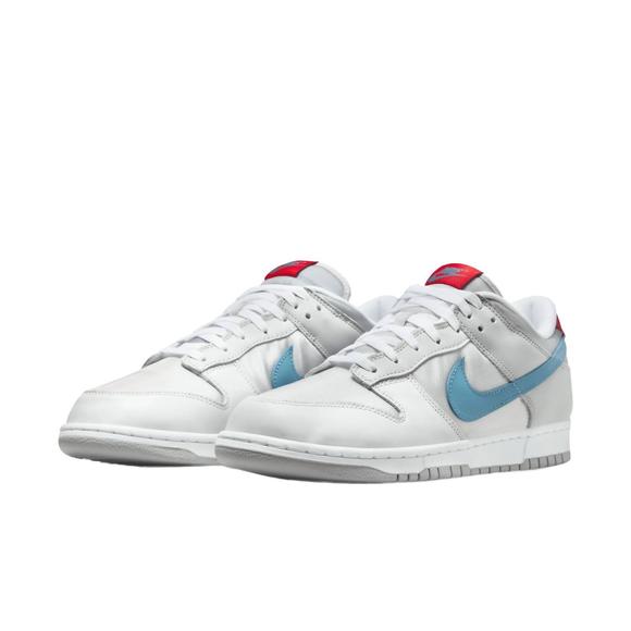 NEW NIKE men's dunk low qs sneakers in silver surfer - Picture 3 of 9